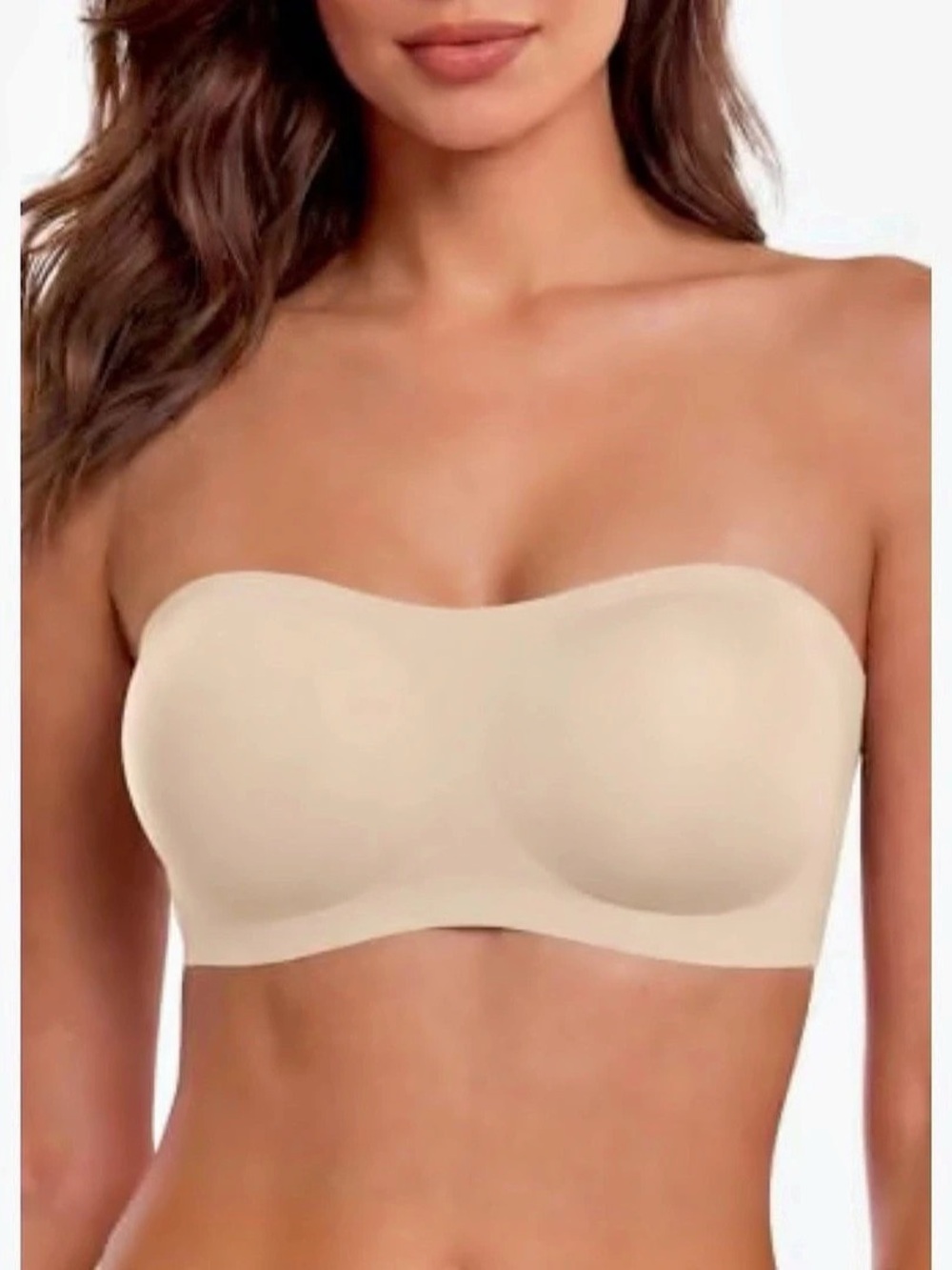 YHGV Strapless Bra Women's Without Underwire Push Up Bandeau Bra